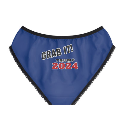 Grab It! Trump 2024 'Freedom Blue' Women's Panty Brief Underwear